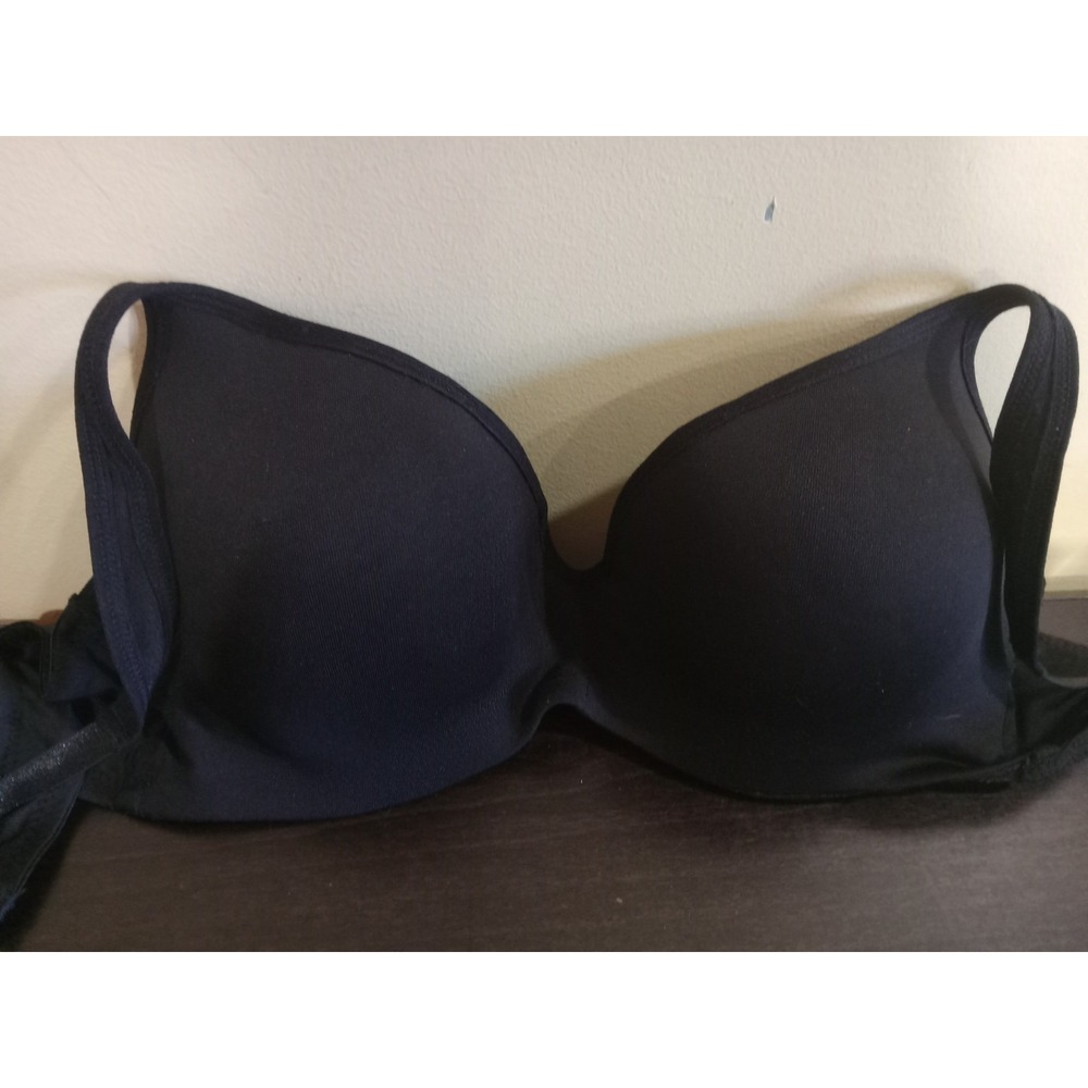 Body Embrace Underwire Padded Bra Black 38C